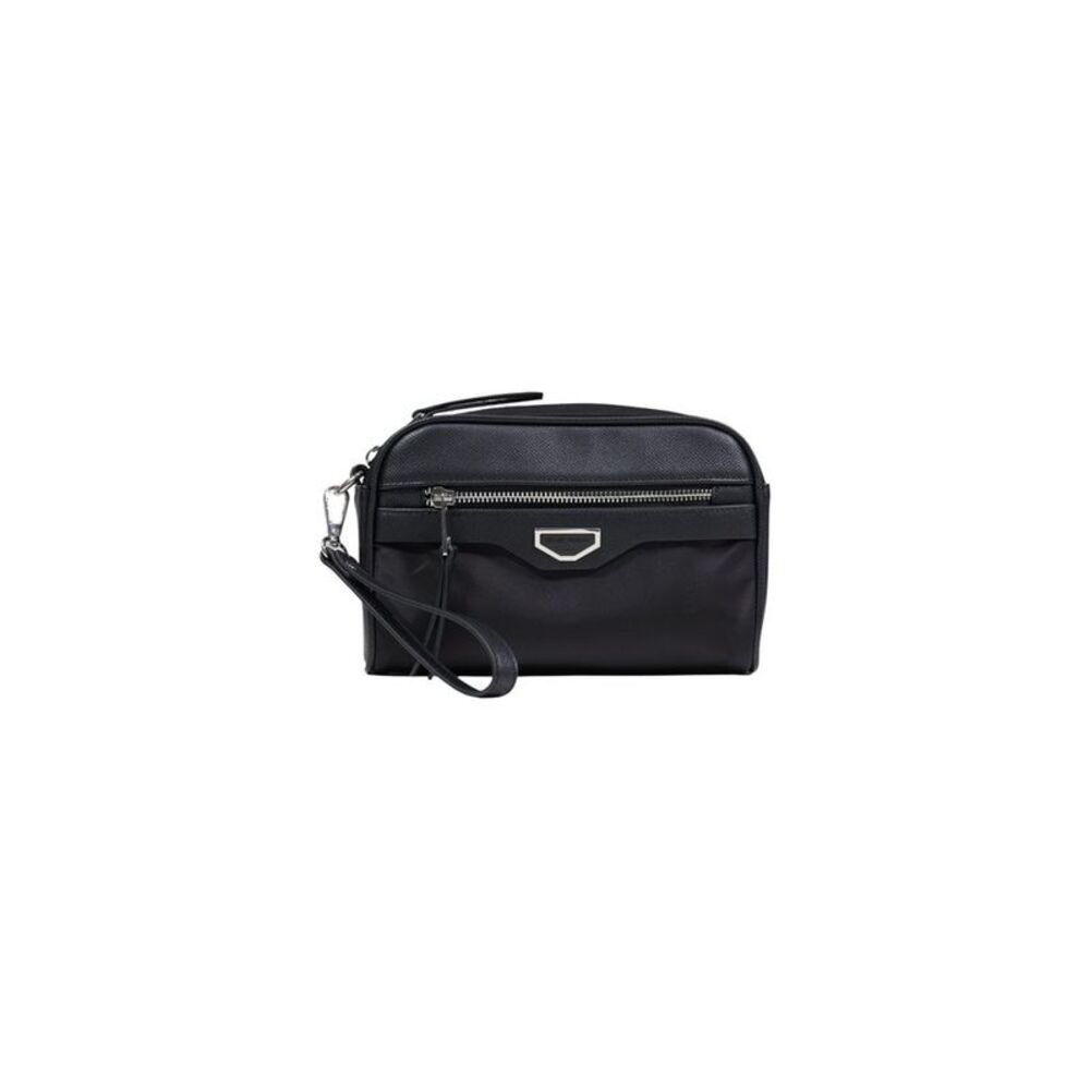 Antony Morato Black Polyamide Clutch Men's Bag